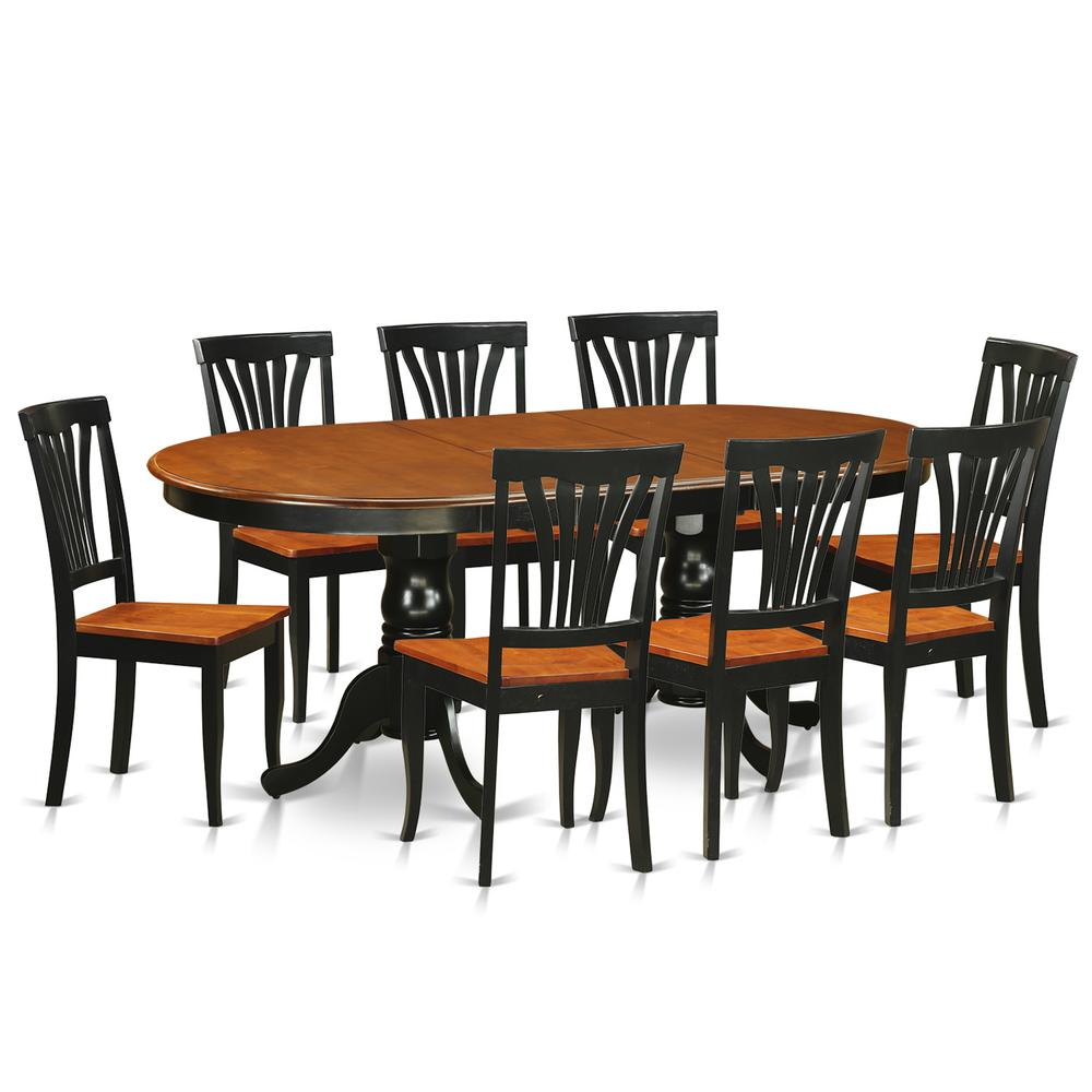 9 PC Dining room set-Dining Table with 8 Dining Chairs