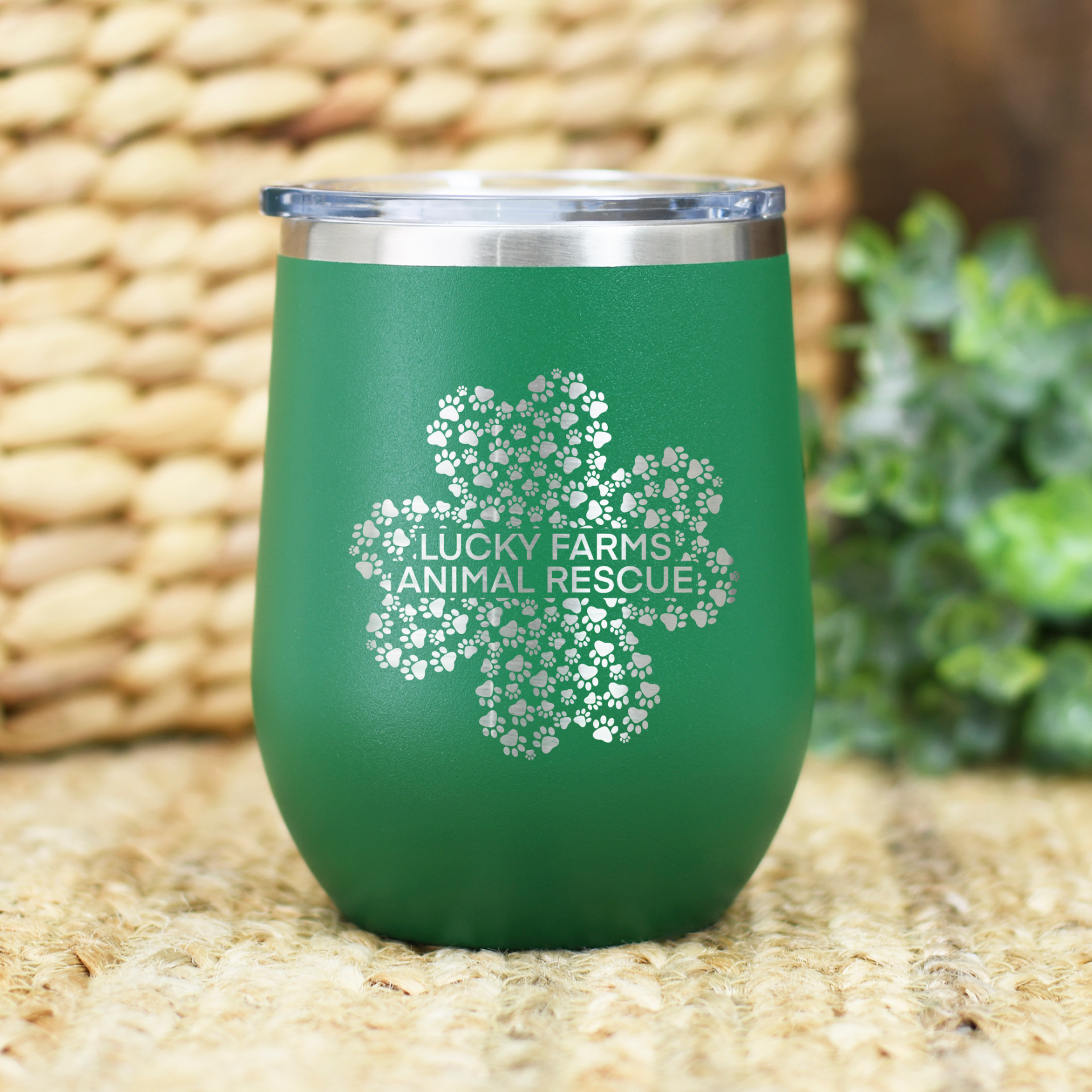 Lucky Farms Wine Tumbler