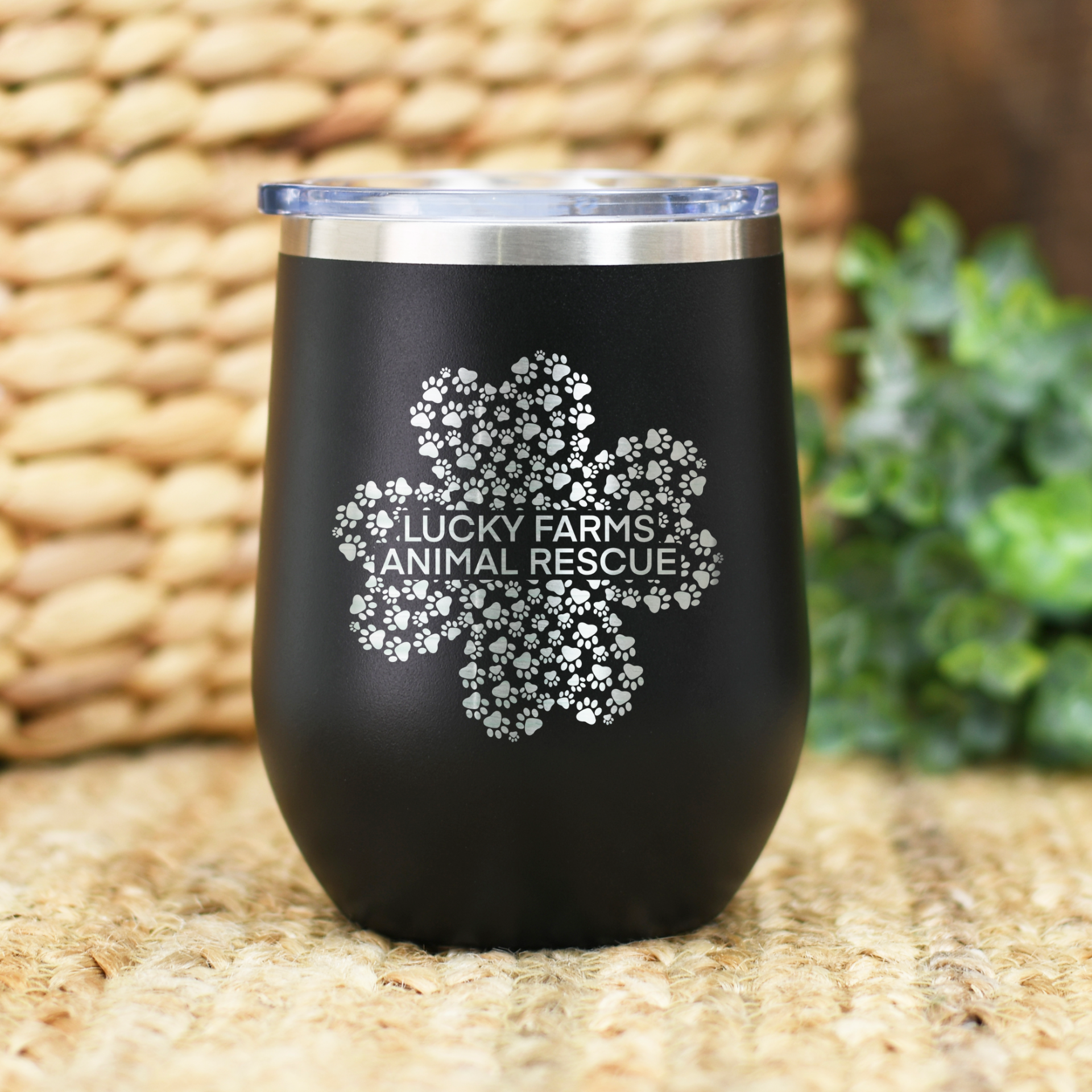 Lucky Farms Wine Tumbler