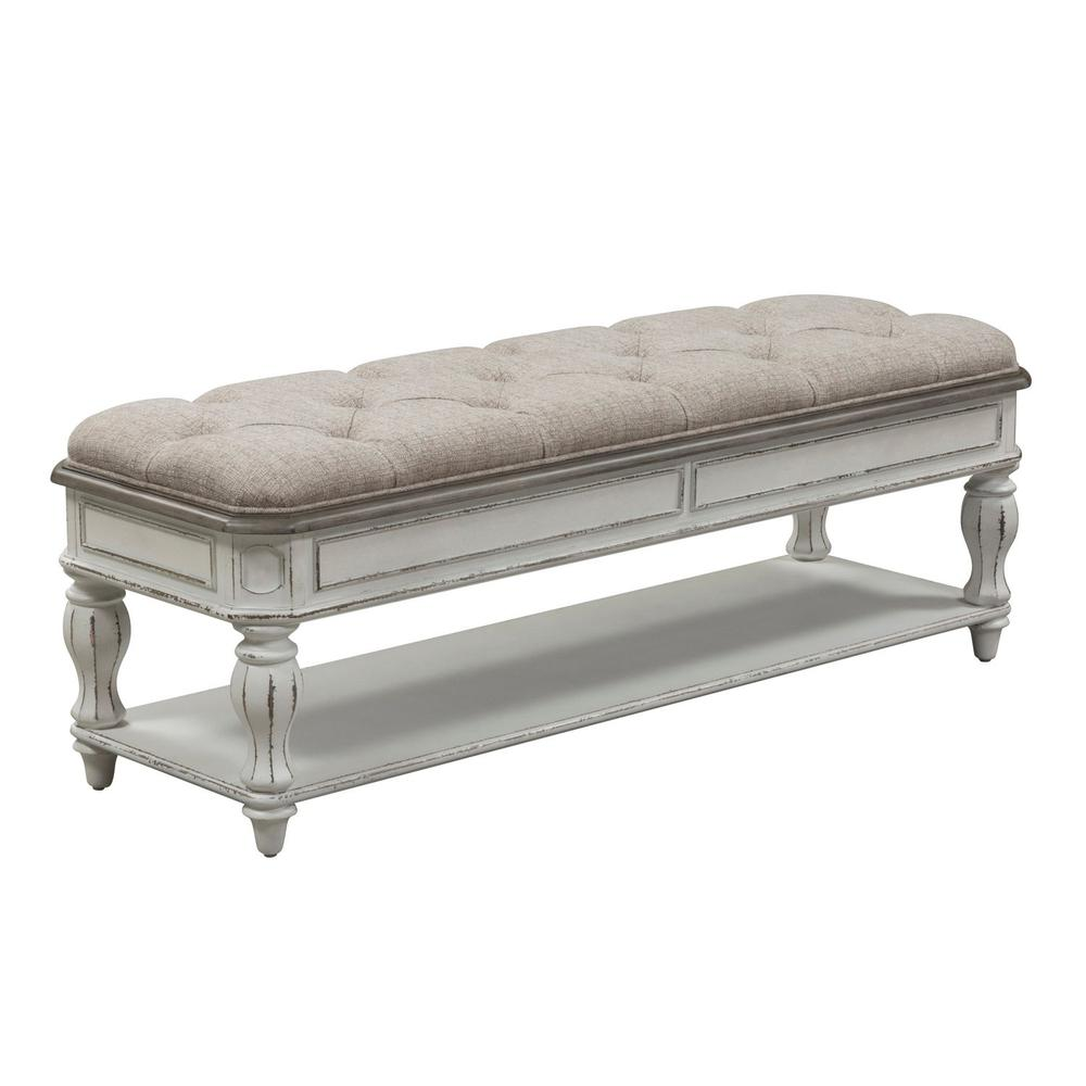 Bed Bench, W54 x D18 x H20, White