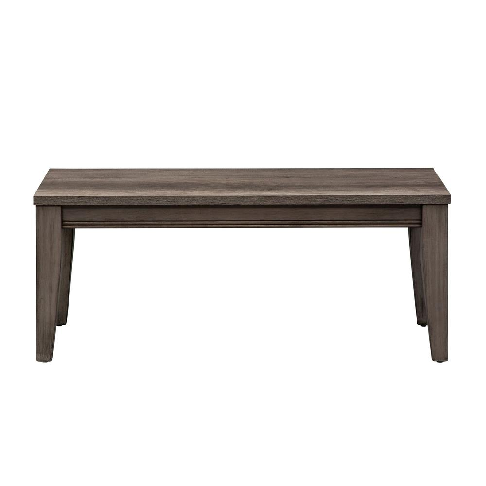 Tanners Creek Bench, W44 x D18 x H18, Medium Gray