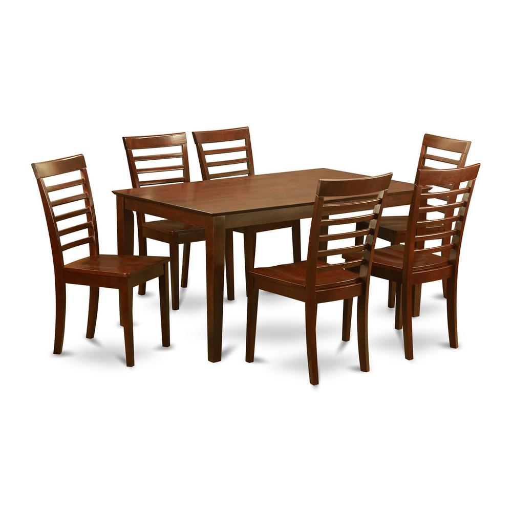 7  PC  Dining  room  set  -  Table  and  6  Kitchen  Dining  Chairs