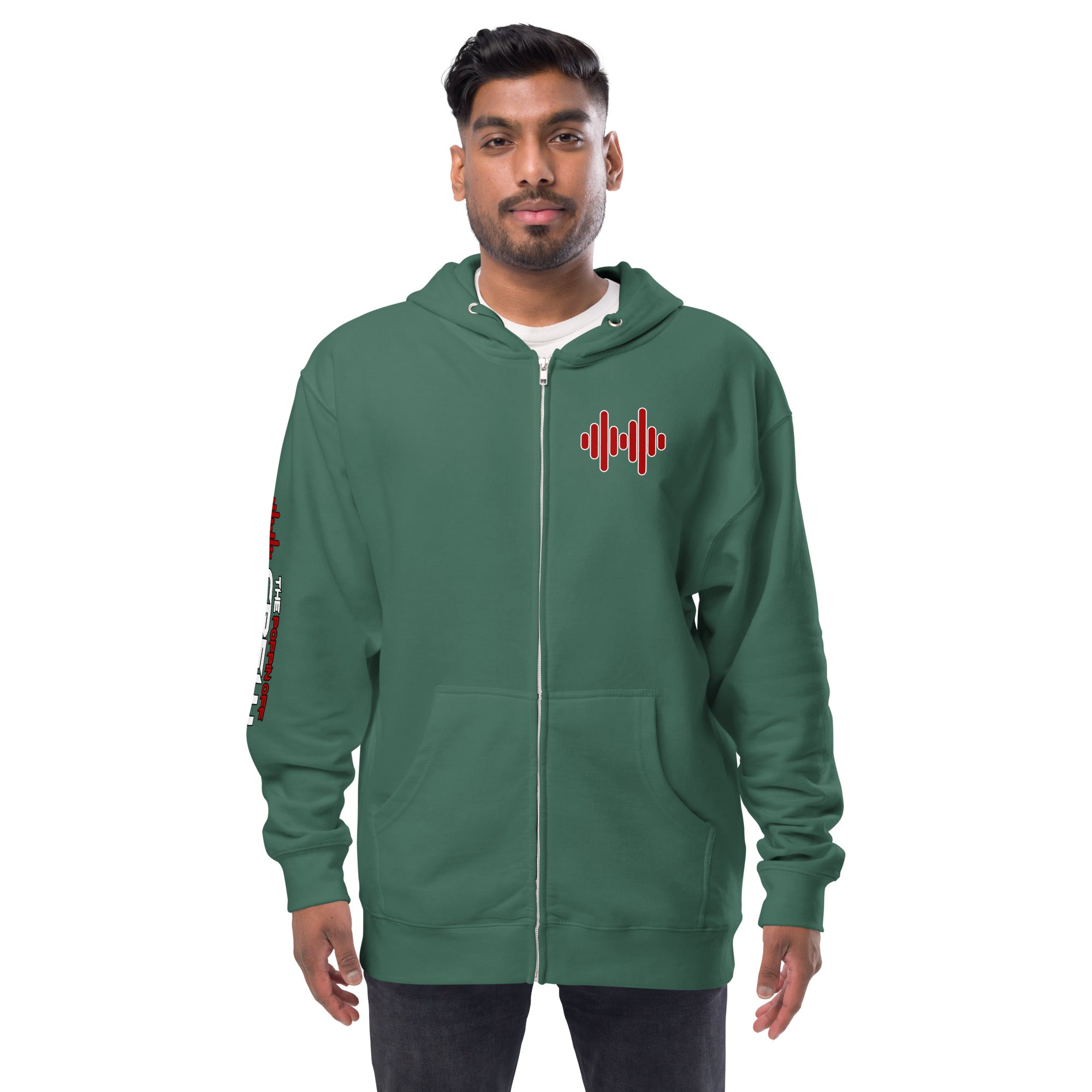 fleece zip up hoodie