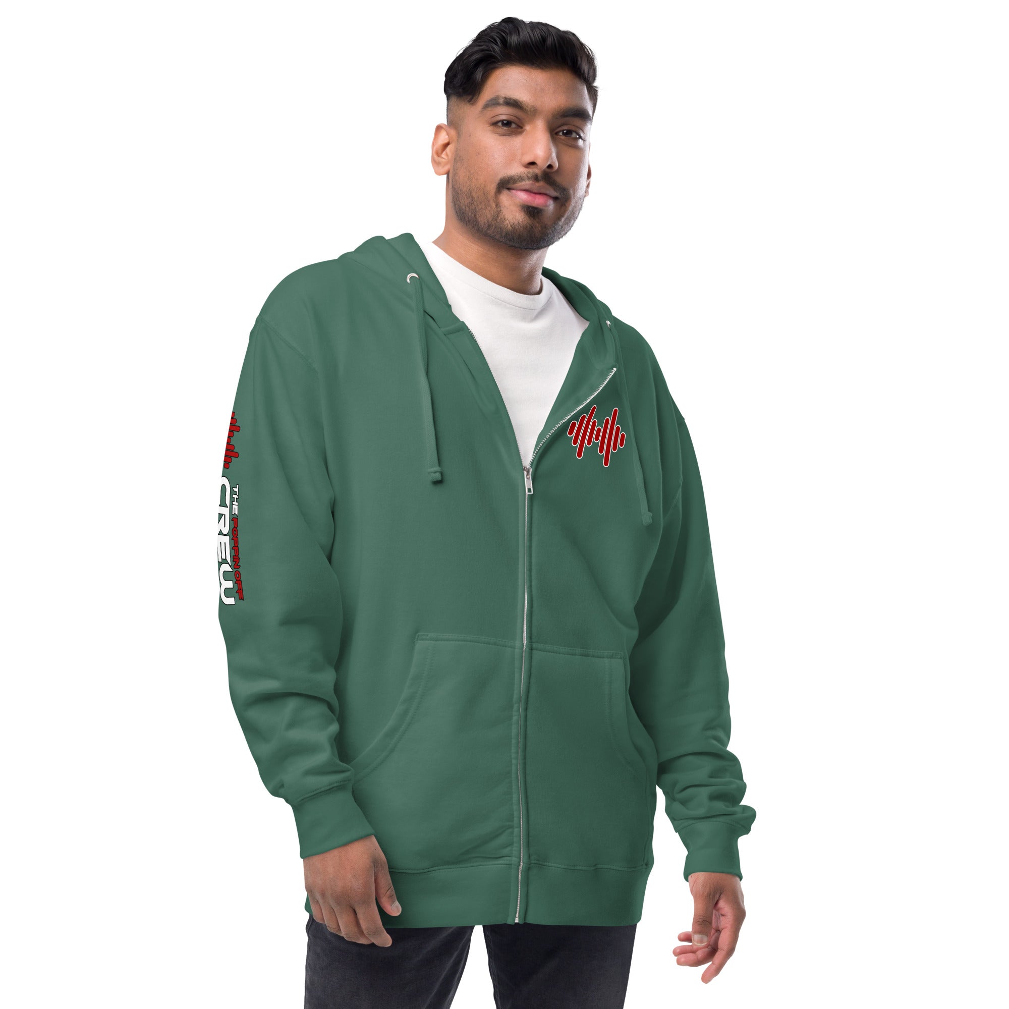 fleece zip up hoodie