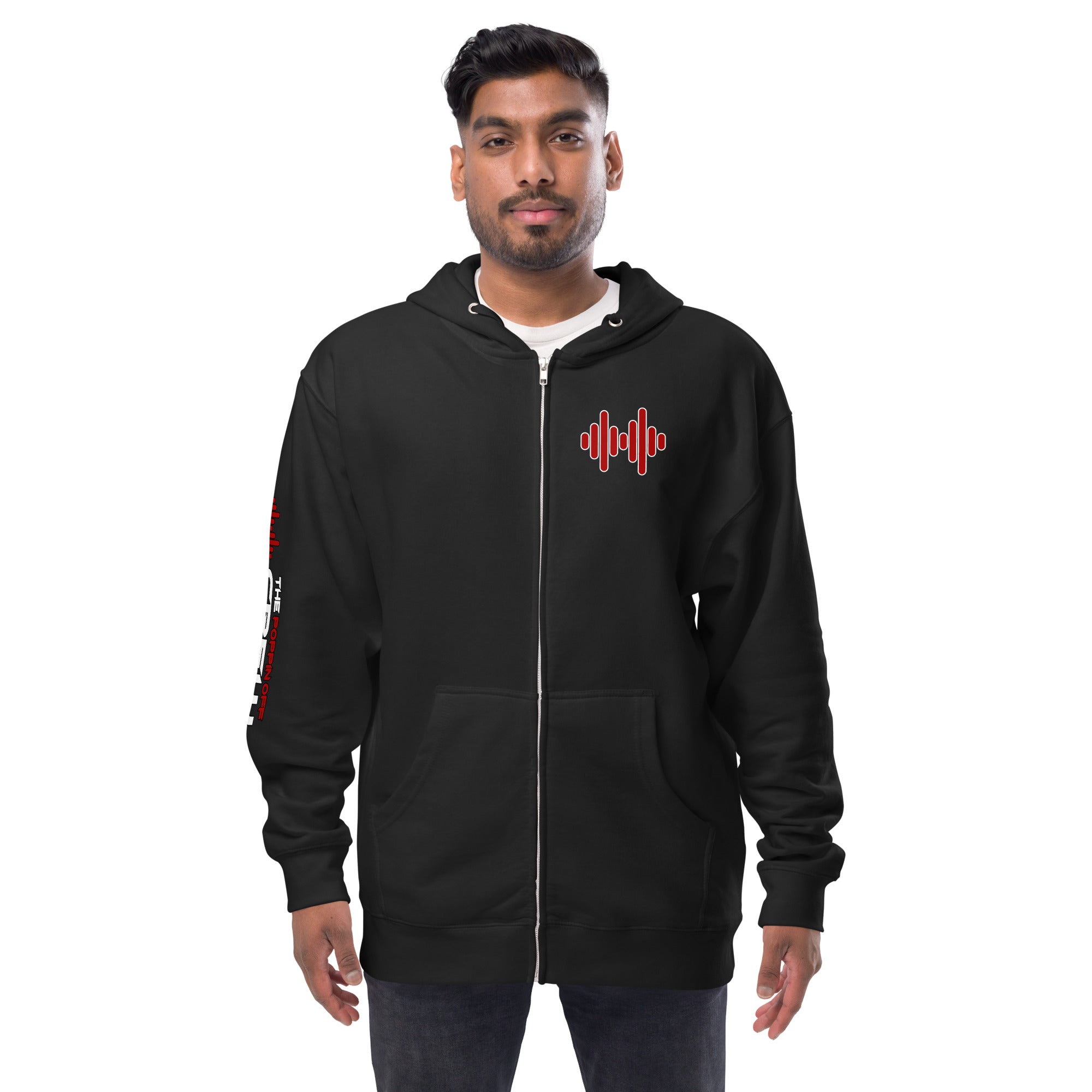 fleece zip up hoodie