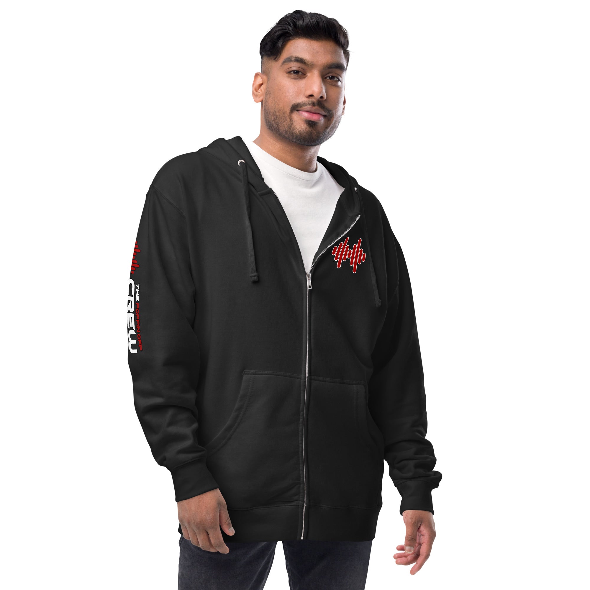 fleece zip up hoodie