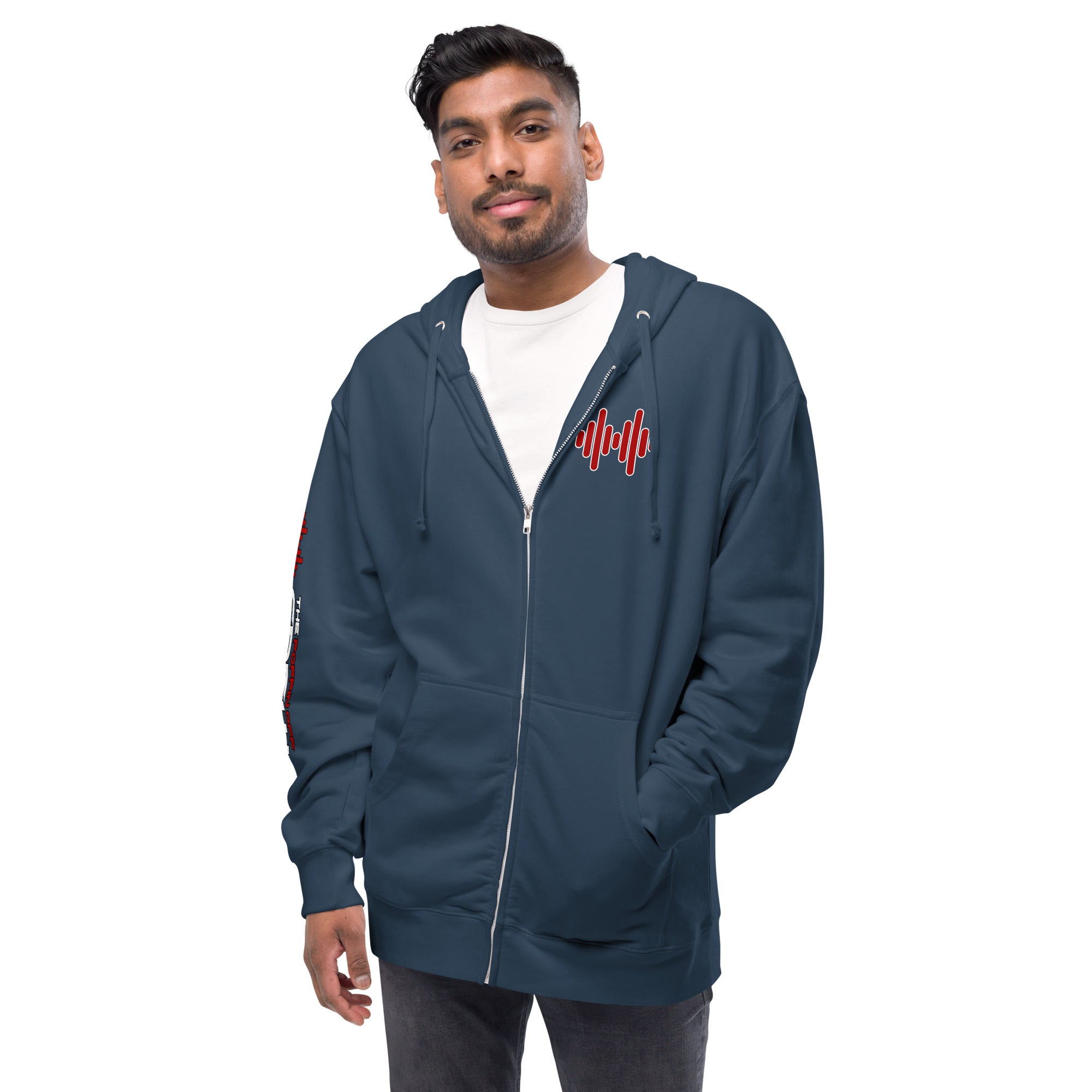 fleece zip up hoodie